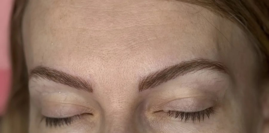 Ombré powder brows by Emmanita Cosmetic Tattoo