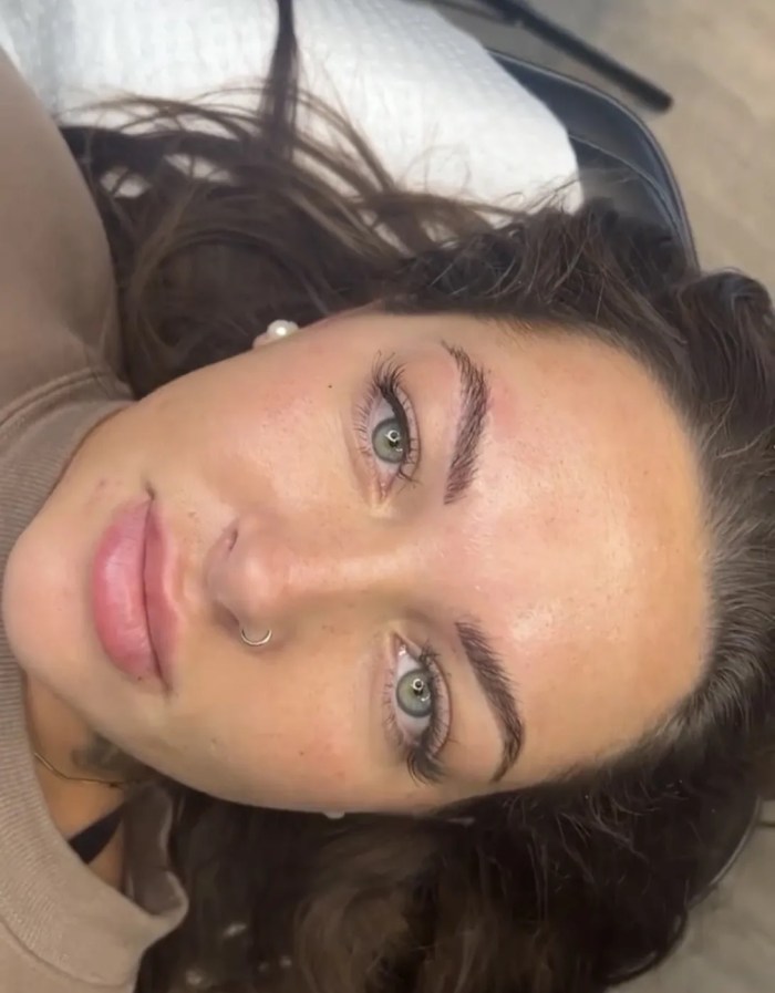 Brow and lip tattoo by Emmanita Cosmetic Tattoo